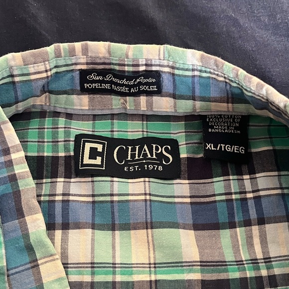 Chaps short sleeve button up - Picture 3 of 4